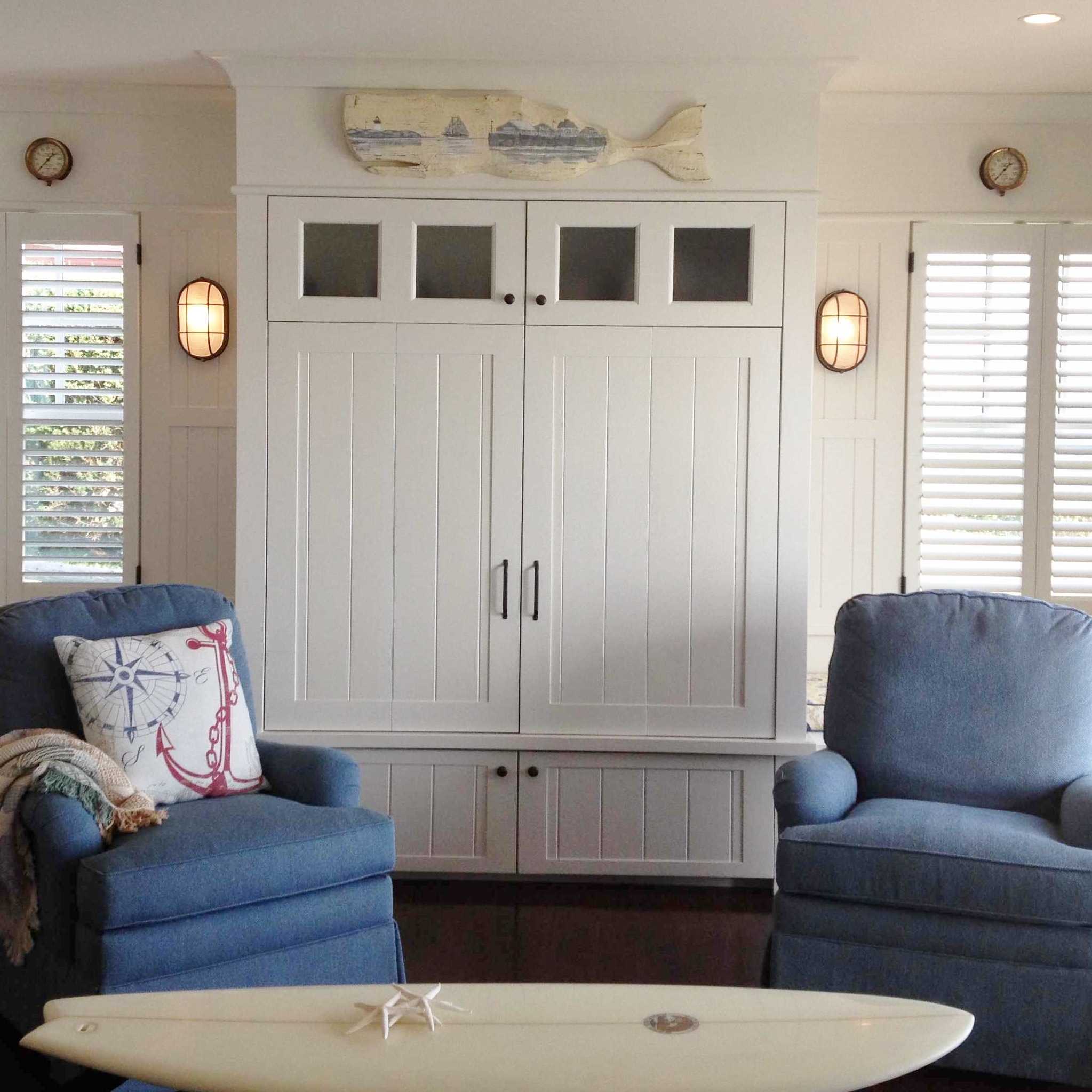 Amidship Bulkhead Lighting | Photo Courtesy of Homeowner